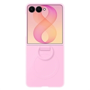 Samsung Galaxy Z Flip8 Silikondeksel med Ring EF-EF776CVEGWW - Rosa