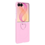 Samsung Galaxy Z Flip8 Silikondeksel med Ring EF-EF776CVEGWW - Rosa