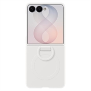 Samsung Galaxy Z Flip8 Silikondeksel med Ring EF-EF776CWEGWW - Krem