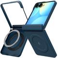 Samsung Galaxy Z Flip8 Spigen AirSkin Aramid MagSafe-deksel - Marine Blå