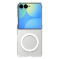 Samsung Galaxy Z Flip8 Spigen AirSkin MagFit MagSafe-deksel - Hvit / Gjennomsiktig