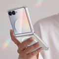 Samsung Galaxy Z Flip8 Tech-Protect Flexair Magnetisk Hybrid-deksel - Gjennomsiktig