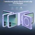 Samsung Galaxy Z Flip8 UltraGuard Matte MagSafe-deksel - mørk lilla