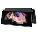Samsung Galaxy Z Fold3 5G Flip-deksel - Karbonfiber - Svart