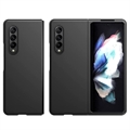 Samsung Galaxy Z Fold4 Gummiert Plastdeksel - Svart