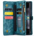 Samsung Galaxy Z Fold6 Caseme 008 2-i-1 Multifunksjonell Lommebok-deksel - Blå