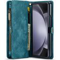 Samsung Galaxy Z Fold6 Caseme 008 2-i-1 Multifunksjonell Lommebok-deksel - Blå
