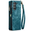 Samsung Galaxy Z Fold6 Caseme 008 2-i-1 Multifunksjonell Lommebok-deksel - Blå