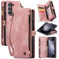 Samsung Galaxy Z Fold6 Caseme 008 2-i-1 Multifunksjonell Lommebok-deksel