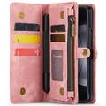Samsung Galaxy Z Fold6 Caseme 008 2-i-1 Multifunksjonell Lommebok-deksel - Rosa