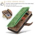 Samsung Galaxy Z Fold6 Caseme C30 Multifunksjonell Lommebok-deksel - Brun