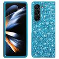 Samsung Galaxy Z Fold6 Glitter Series Hybrid-deksel - Blå
