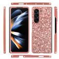 Samsung Galaxy Z Fold6 Glitter Series Hybrid-deksel - Gull