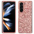 Samsung Galaxy Z Fold6 Glitter Series Hybrid-deksel - Roségull