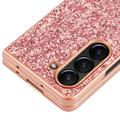 Samsung Galaxy Z Fold6 Glitter Series Hybrid-deksel - Roségull