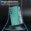 Samsung Galaxy Z Fold6 Mechanical Legend Galvanisert plast-deksel - Grønn