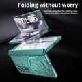 Samsung Galaxy Z Fold6 Mechanical Legend Galvanisert plast-deksel - Grønn