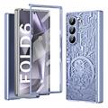 Samsung Galaxy Z Fold6 Mechanical Legend Galvanisert plast-deksel - Blå