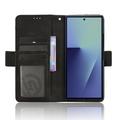 Samsung Galaxy Z Fold7 Kortholder Lommebokveske med Pennholder - Svart