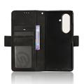 Samsung Galaxy Z Fold7 Kortholder Lommebokveske med Pennholder - Svart