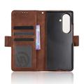 Samsung Galaxy Z Fold7 Kortholder Lommebokveske - brun