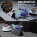 Samsung Galaxy Z Fold7 Caseme 033 Lommebok-etui med kalvestruktur og RFID-blokkering - Svart