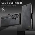 Samsung Galaxy Z Fold7 Caseme 033 Lommebok-etui med kalvestruktur og RFID-blokkering - Svart