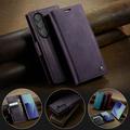 Samsung Galaxy Z Fold7 Caseme 033 Lommebok-etui med kalvestruktur og RFID-blokkering