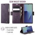 Samsung Galaxy Z Fold7 Caseme 033 Lommebok-etui med kalvestruktur og RFID-blokkering