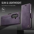 Samsung Galaxy Z Fold7 Caseme 033 Lommebok-etui med kalvestruktur og RFID-blokkering
