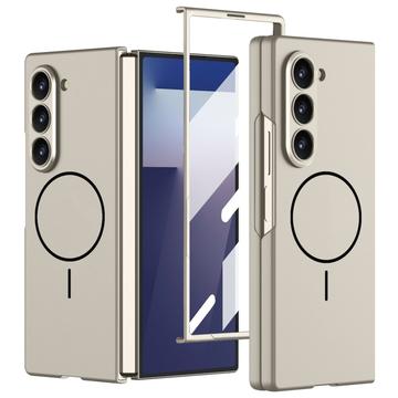 Samsung Galaxy Z Fold7 GKK magnetisk slankt-deksel med beskyttelsesglass - titangrå