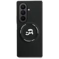 Samsung Galaxy Z Fold7 Karl Lagerfeld Karl and Choupette Heads Magnetisk-deksel - Svart
