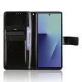 Samsung Galaxy Z Fold7 Lommebokveske med Stativ - Svart