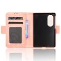 Samsung Galaxy Z Fold8 Kortholder Lommebokveske - Rosa
