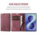 Samsung Galaxy Z Fold8 Caseme 013 Series Lommebok-deksel - Rød