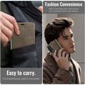 Samsung Galaxy Z Fold8 Caseme 033 Lommebok-etui med kalvestruktur og RFID-blokkering