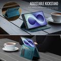 Samsung Galaxy Z Fold8 Caseme 033 Lommebok-etui med kalvestruktur og RFID-blokkering - Grønn