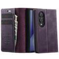 Samsung Galaxy Z Fold8 Caseme 033 Lommebok-etui med kalvestruktur og RFID-blokkering - Lilla