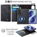Samsung Galaxy Z Fold8 Caseme C49 2-i-1 avtakbar lommebokveske - MagSafe-kompatibel, RFID - Svart