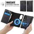 Samsung Galaxy Z Fold8 Caseme C49 2-i-1 avtakbar lommebokveske - MagSafe-kompatibel, RFID - Svart