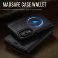 Samsung Galaxy Z Fold8 Caseme C49 2-i-1 avtakbar lommebokveske - MagSafe-kompatibel, RFID - Svart