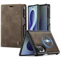 Samsung Galaxy Z Fold8 Caseme C49 2-i-1 avtakbar lommebokveske - MagSafe-kompatibel, RFID - Kaffe