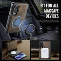 Samsung Galaxy Z Fold8 Caseme C49 2-i-1 avtakbar lommebokveske - MagSafe-kompatibel, RFID - Kaffe