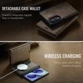 Samsung Galaxy Z Fold8 Caseme C49 2-i-1 avtakbar lommebokveske - MagSafe-kompatibel, RFID - Kaffe