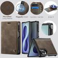 Samsung Galaxy Z Fold8 Caseme C49 2-i-1 avtakbar lommebokveske - MagSafe-kompatibel, RFID - Kaffe
