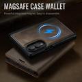 Samsung Galaxy Z Fold8 Caseme C49 2-i-1 avtakbar lommebokveske - MagSafe-kompatibel, RFID - Kaffe