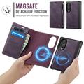 Samsung Galaxy Z Fold8 Caseme C49 2-i-1 avtakbar lommebokveske - MagSafe-kompatibel, RFID - Lilla