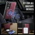 Samsung Galaxy Z Fold8 Caseme C49 2-i-1 avtakbar lommebokveske - MagSafe-kompatibel, RFID - rød