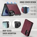 Samsung Galaxy Z Fold8 Caseme C49 2-i-1 avtakbar lommebokveske - MagSafe-kompatibel, RFID - rød