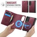 Samsung Galaxy Z Fold8 Caseme C49 2-i-1 avtakbar lommebokveske - MagSafe-kompatibel, RFID - rød